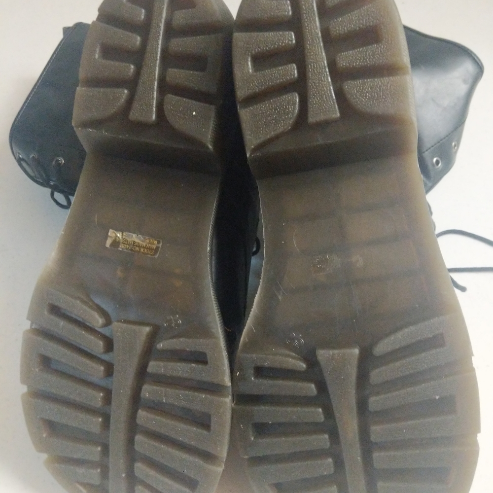 Boots Women's Size 10.5 US Lace Up Flame Sunburst Halloween - Picture 14 of 17